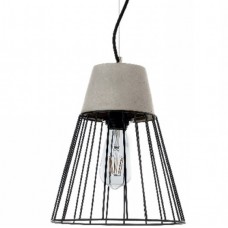 Φωτιστικό Κρεμαστό Φ25cm E27 230V Τσιμέντο με Μεταλλικό Πλέγμα 4405